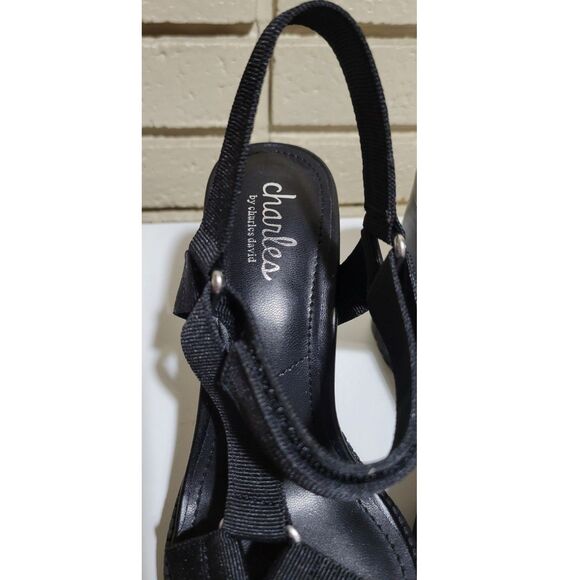 NIB Charles By Charles David Vast Chunky Platform Heels, Size 7.5M Grunge - Picture 8 of 16